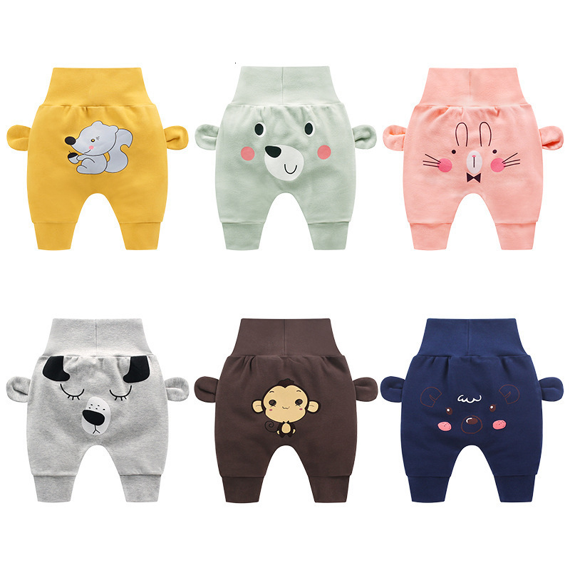 Ddmyshoesvip Baby Spring Autumn New Styles Boys Girls Big PP Pants For Babies High Waist And Belly Protection Children S Casual Pants Trendy