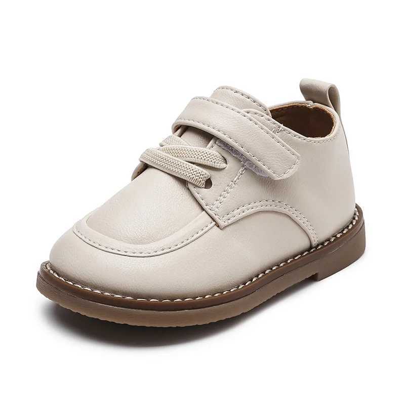 0-6 Years Children Oxfords Kids Soft PU Leather Shoes Spring Autumn Baby Toddler Shoes Boys Girls School Shoes BrownBlackBeigeT250306