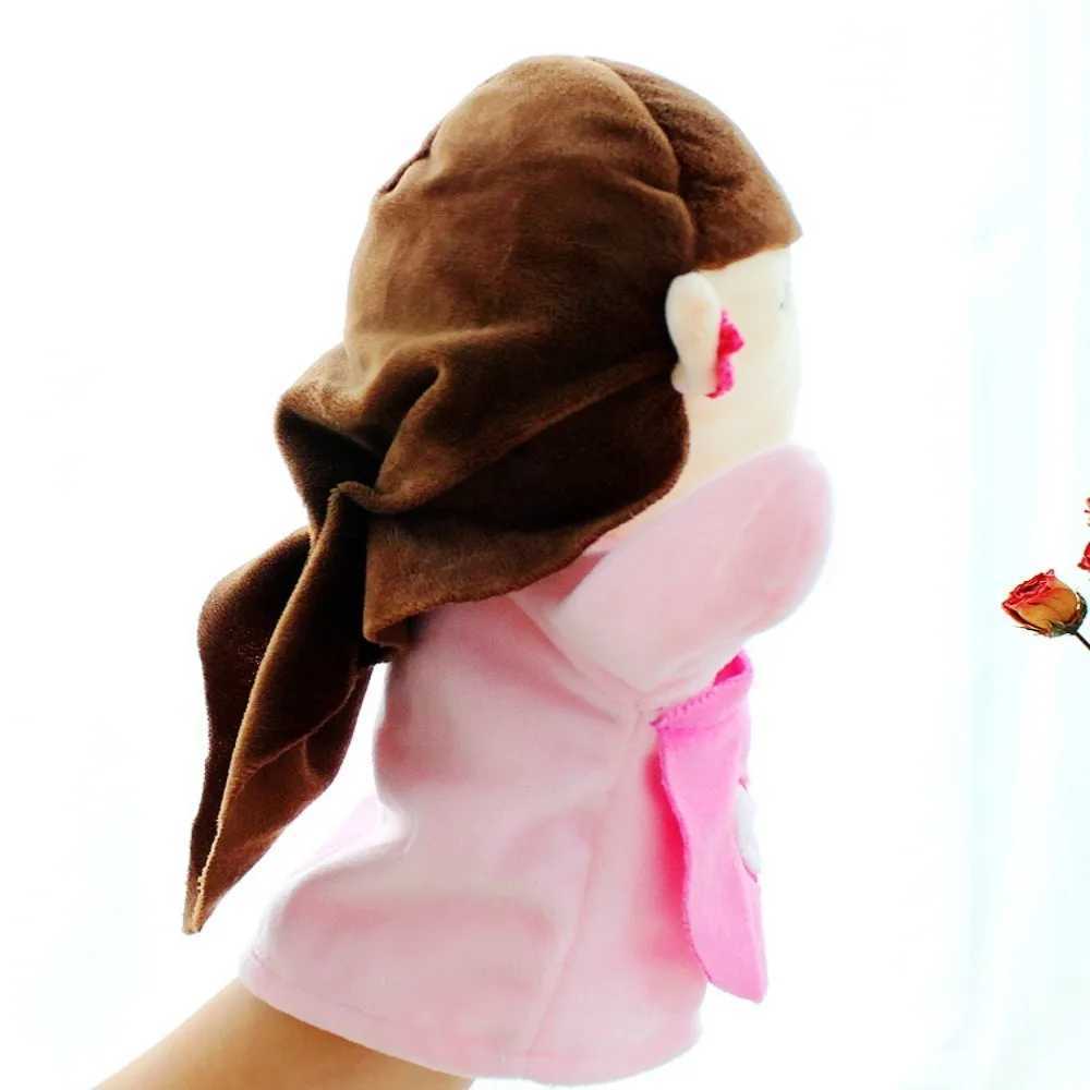 Free shipping Educational Bed Learning Finger Puppets Family Members Storytelling Story Hand Puppet