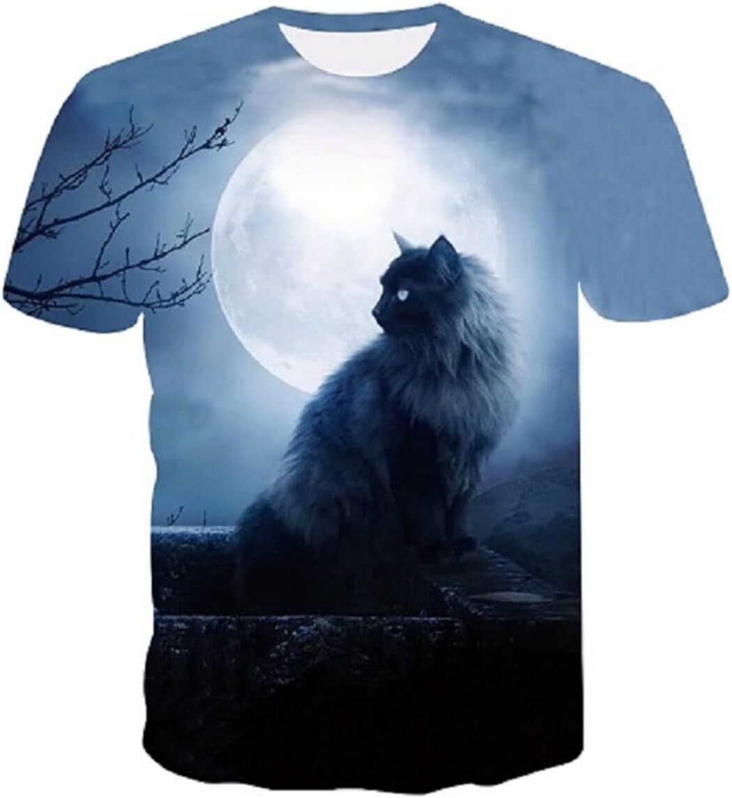 Mens T shirt Shirt 3D Print Novelty Summer Tee for Men and Women Graphic Crew Neck. tee Casual tops summer clothes