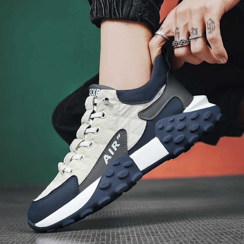 Men Sneakers Air Cross Border Man Platform Mens Sneaker Gym Men Shoes Male Tennis Shoes Rubber Outsole Running Sports Shoes Y250305
