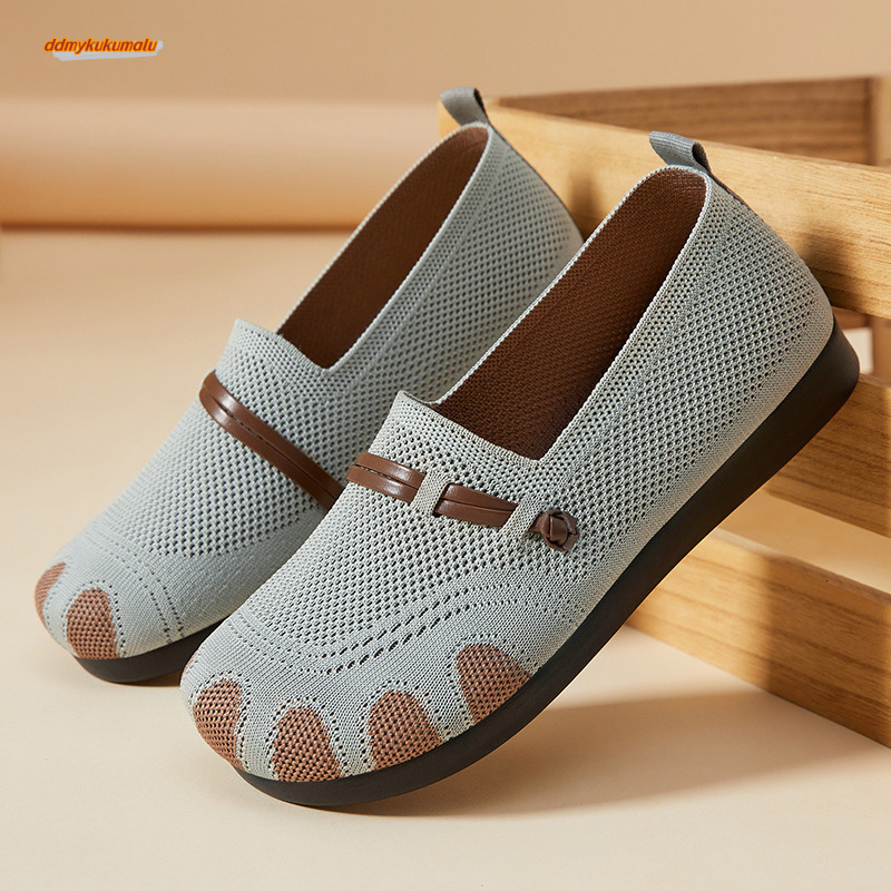 Spring 2025 New Single Temu Women's Elderly Casual Soft soled Mother's Shoes #ddmykukumalu