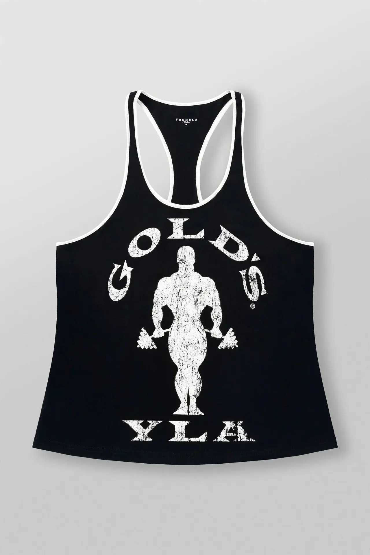2025YA Mens New Loose Tank Top for Casual Outdoor Running Training Sports Fitness Fast Drying Breathable Cotton Printed TopT250318