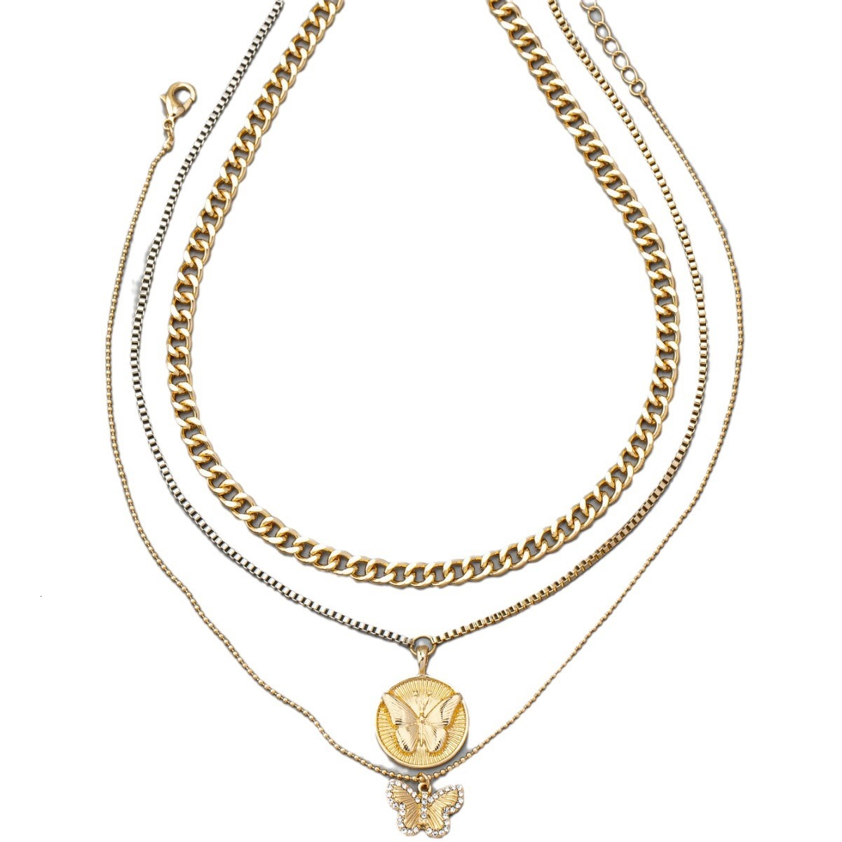 Necklace Original Design Fashion Multi-layer Clavicle Chain Retro Trend Personality Jewelry for Women