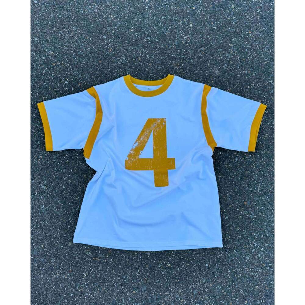 American sports personalized fashion, street design, niche, unisex, youthful style, young people's T-shirt