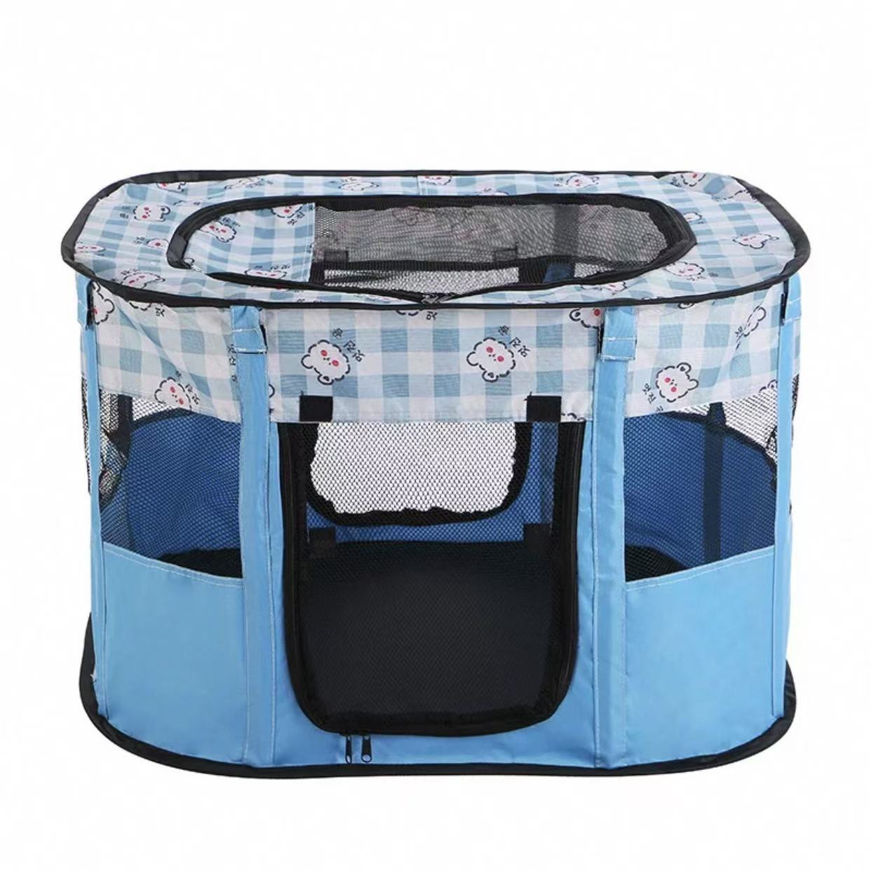 Folding Puppy Tent, Dog Cat Cage Fence, Dog Cat Nest Pet Supplies Tent, Puppy and Kitten Delivery Room Cloth