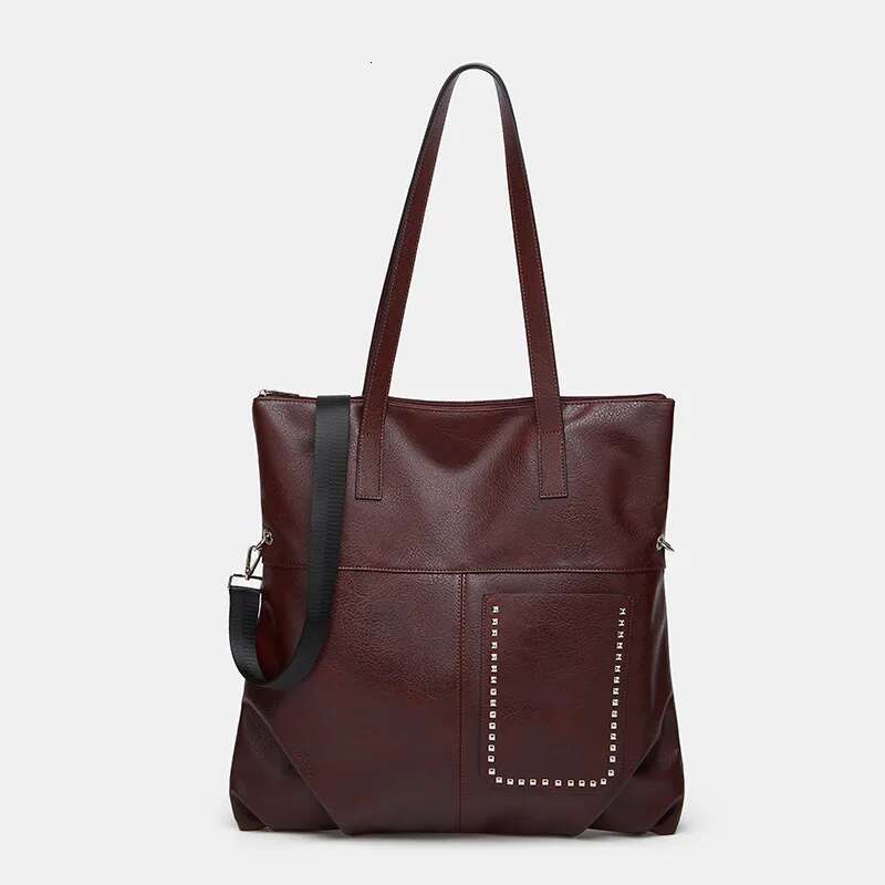 Large Capacity Soft PU Leather Women's Versatile New Women Handbag Shoulder Crossbody Tote Bag