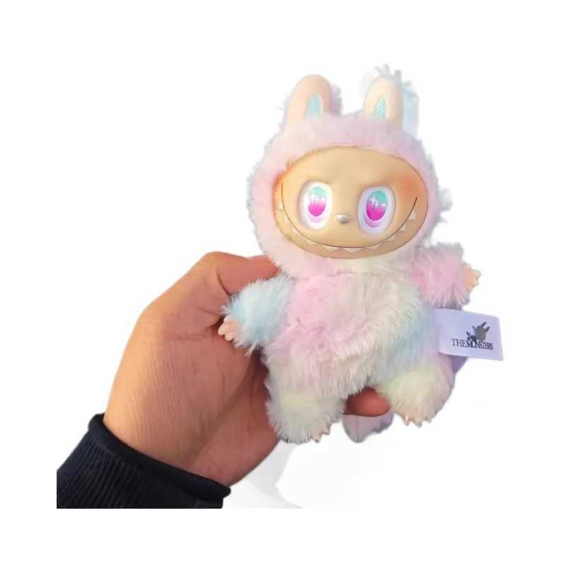 For Rainbow Labubu Couture Creative Change Doll Diy Figure Vinyl Pendant Doll Model Toy Replica Toy Birthday GiftsT250306