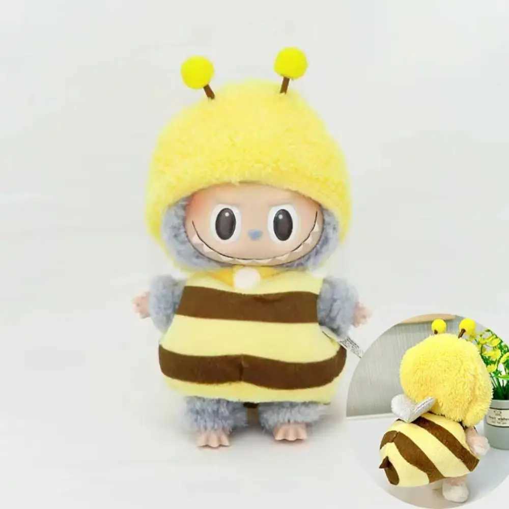 17cm Cute Mini Plush DollS Clothes Outfit Accessories For Korea Kpop Exo Labubu II Idol Dolls Sitting Party Clothing DIY GiftT250307