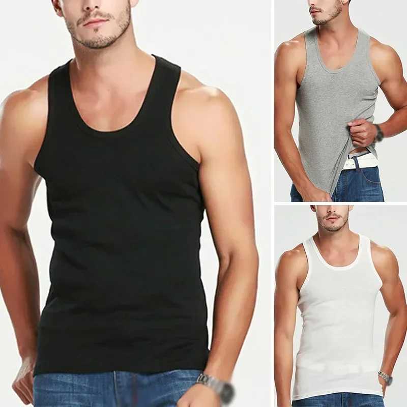 Cotton Mens A-Shirt TankTop Undershirt Mens Ribbed Soft T-Shirt TankTop Undershirt A-Shirt Comfortable FashionT250318