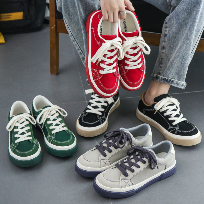 Designer men's shoe trend 2025 summer breathable Korean canvas shoes men ins versatile casual board shoes sub trend