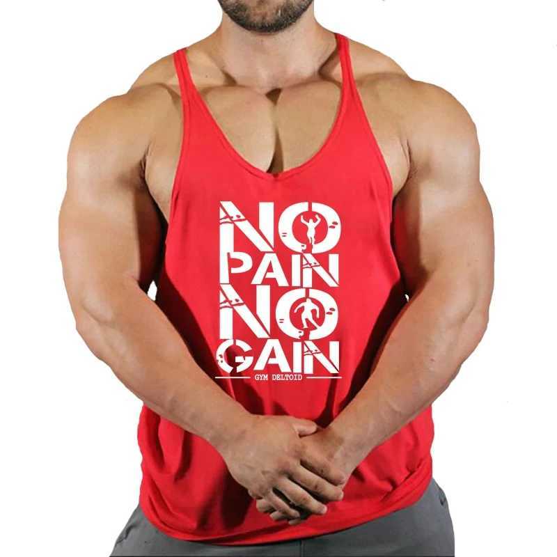 Gym Top Men Mens Vest Fitness Vests Bodybuilding Shirt Singlet Clothes Clothing Sleeveless Sweatshirt Man Muscular T-shirtsT250318