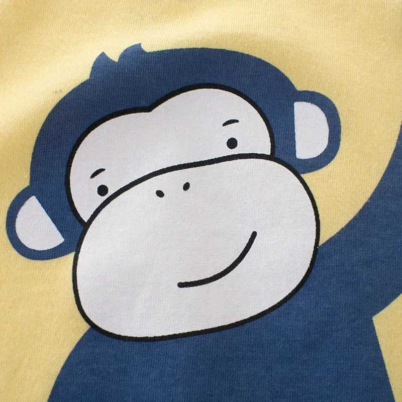 2025 Summer Cartoon Elephant T Shirt Boys Girls Animals Short Sleeve O-Neck T-Shirts Kids Clothes Toddler Cotton TopsT250306