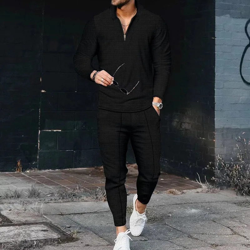 Mens Summer Clothing y V Neck Shirts Short Sleeve Set Casual Man Shorts Tracksuit Outfits Social Golf Lapel TShirts 250306