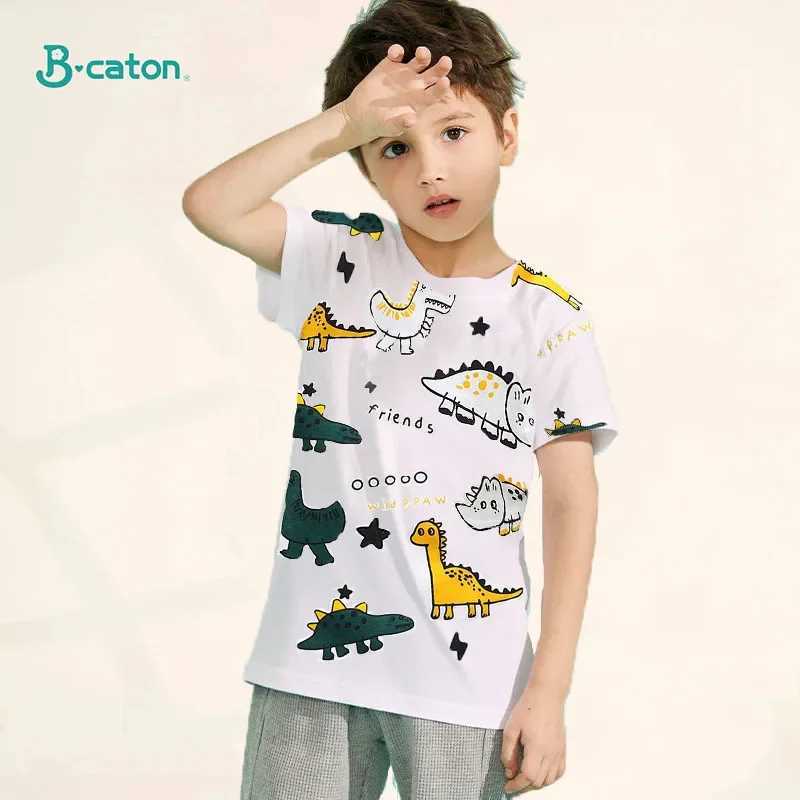 Childrens Clothing T-Shirt Kids Clothes Boys Girls Summer Cartoon Tops Short Sleeve Clothes 100% Cotton Baby ClothingT250306