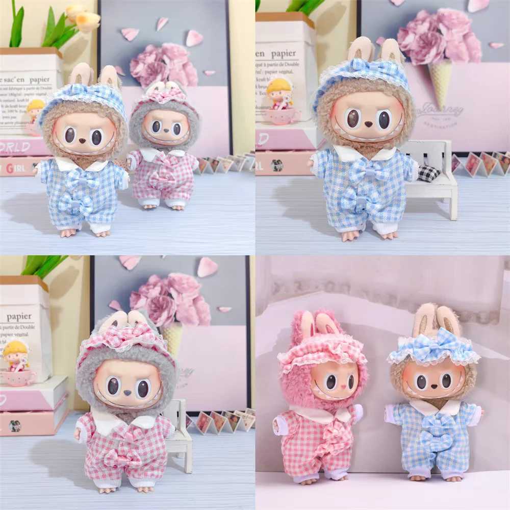 Labubu Popular Outfit Accessories Spring Autumn Pajama Collection Set for 17/38cm Labubu Doll Clothing Labubu RopaT250306