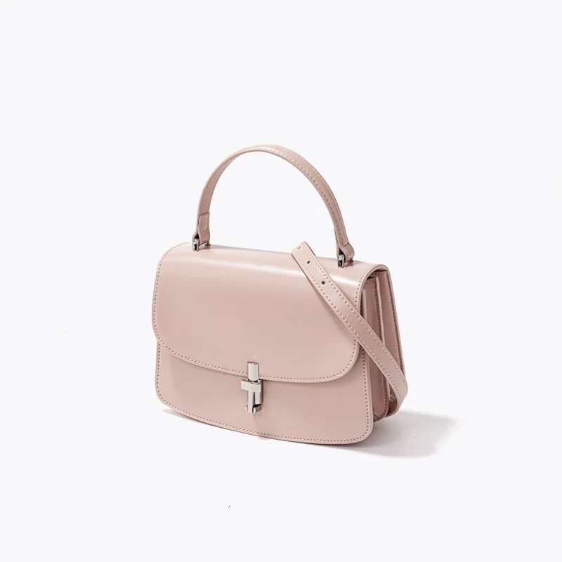 Genuine Leather Women's Shoulder Design Simple Fashion High Quality Cowhide Custom Crossbody Bag For Ladies