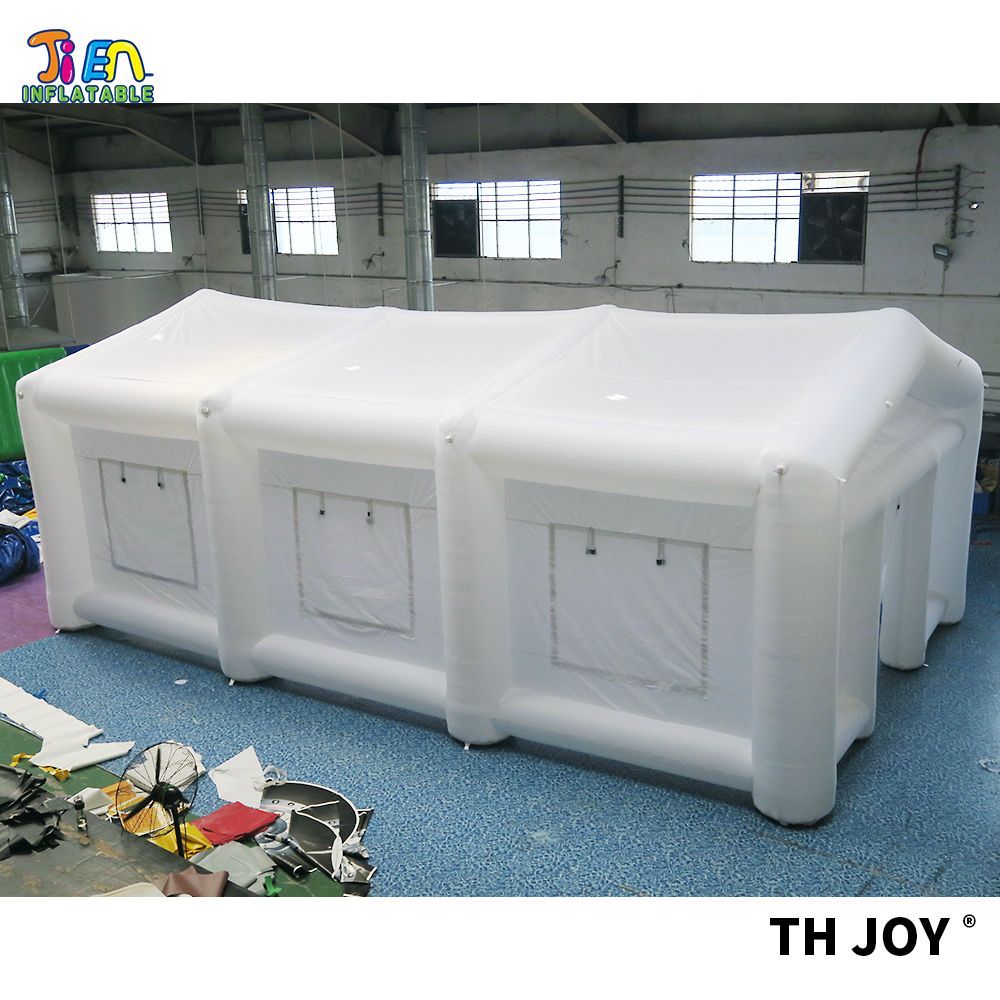 Outdoor activities 10mLx10mWx4.2mH (33x33x14ft) with blower giant Inflatable Wedding Tent outdoor portable White marquee