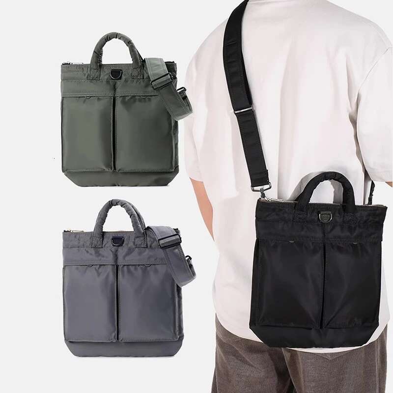 Japanese PX Tanker 2Way Helmet Fashion Daily Waist Pack Nylon Cloth Men Single Shoulder Handbag Bag Waterproof