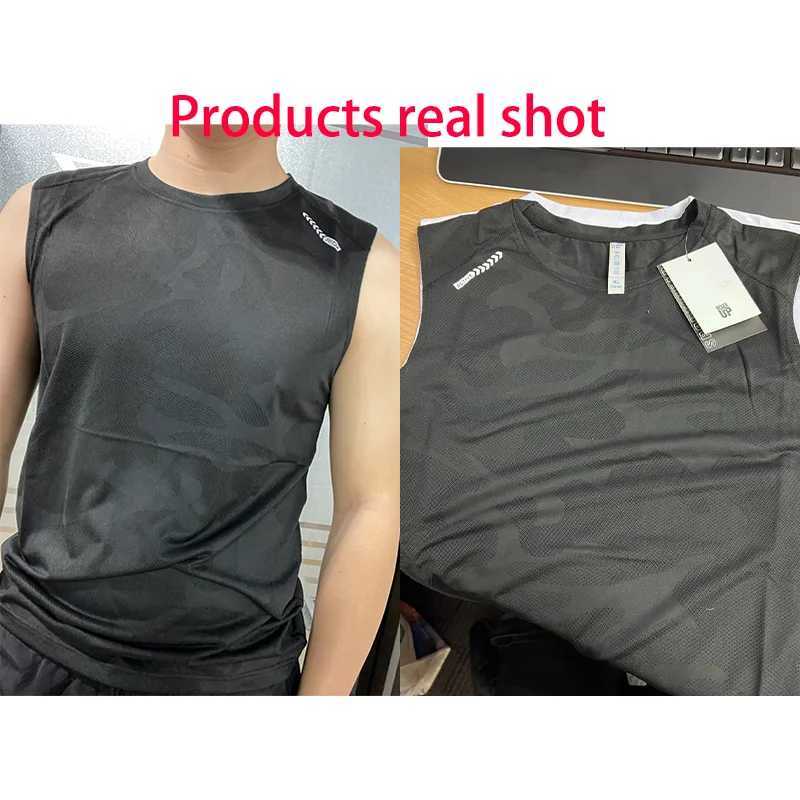 KAMB Mens Tank Top Sleeveless Shirt Gym Clothing Men Bodybuilding Basketball Quick Dry Breathable Sports Training FitnessT250318