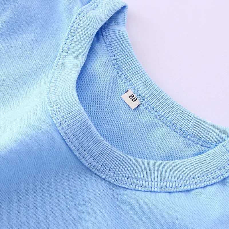 Summer Girls T Shirts Yellow Red Short Sleeve Baby Boy T Shirt White Tee Shirt Cotton Girls Tops For Children ClothesT250306