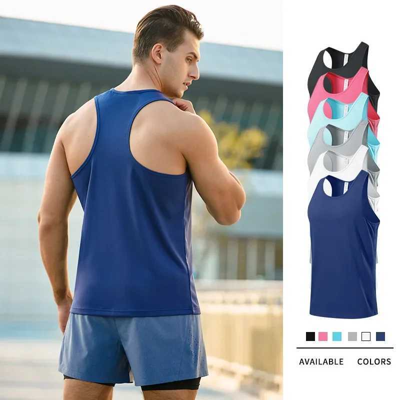 Fitness Vest Men Marathon Lightweight Women Racerback Couple Running Quick Dry Tank Tops Gym Clothing Traning Sports Singlet ManT250318