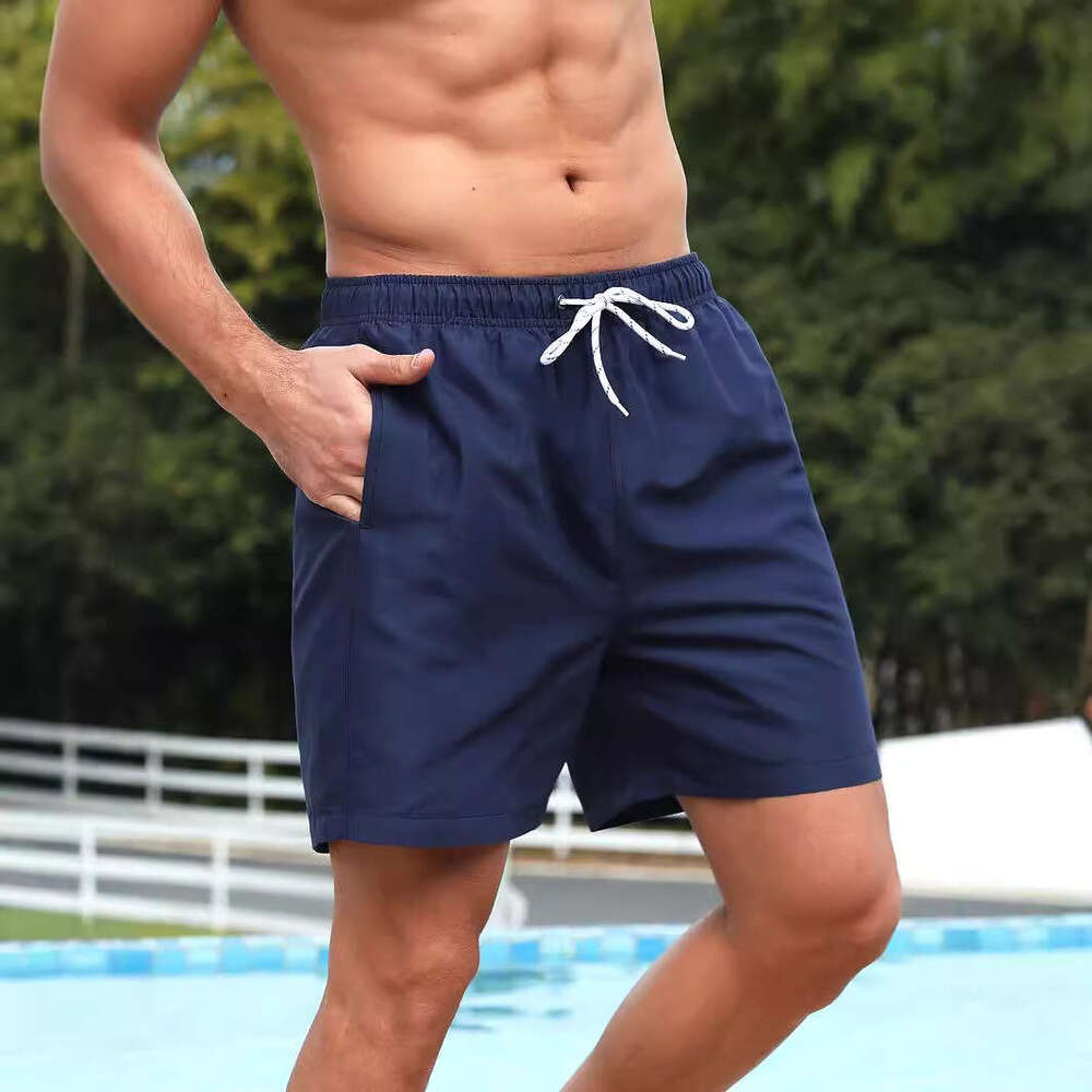 Five point swimming Hawaiian quick drying surfing men's beach pants, manufacturer wholesale, 2025 new style, chic and elegant clothing