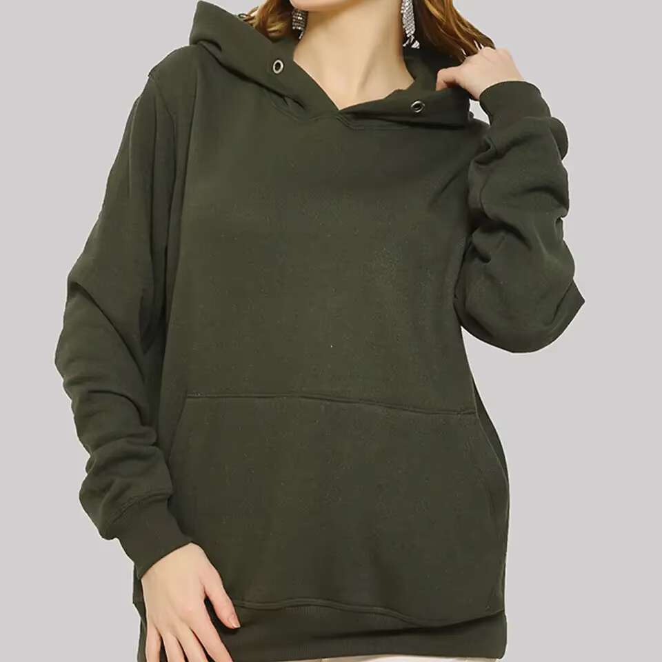 OEM Pakistan Made Women's Hoodies Sweatshirt Cotton Fleece Casual Wear Hoodie With Customized ODM