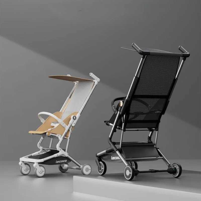 Portable Ultra Light Baby Stroller Four-wheel Foldable Baby carriage Travel Pram Multifunction trolley car for 1-3 years oldXJ250306