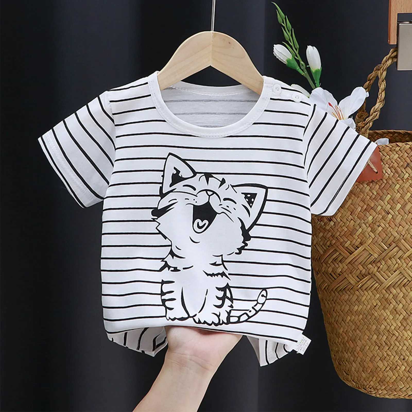 Summer Infant Newborn Baby Boys Clothes Children Clothing for Girls Kids T-Shirt Cotton Casual ClothesT250306