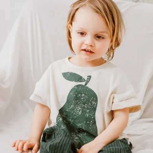 Child Tees Versatile Casual Sports T Pullover Shirt Toddler Brand New Cute Print Solid Tops 2023 Summer Costume For Girls Boys T250603