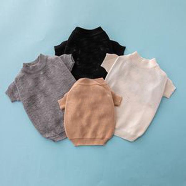 Fashionable Pet Wear Collection: High-Quality Doggy Winter Sweater in Various Sizes with Unique Letter Design