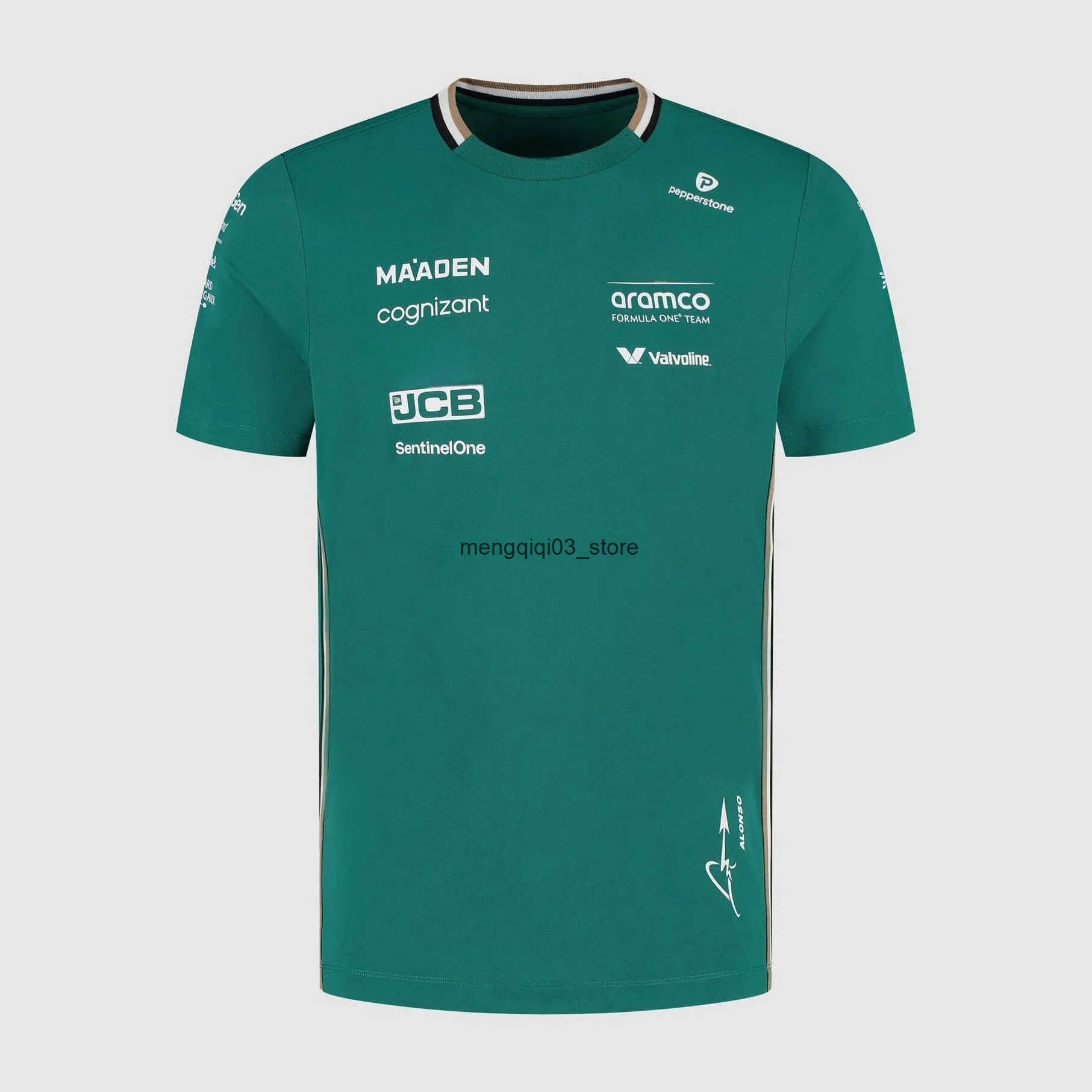 Men's T-Shirts 2025 F1 Lance Stroll Driver T-shirt Formula One 2025 Fernando also Driver T-shirt Mens and Womens Fan Shirt Q250306