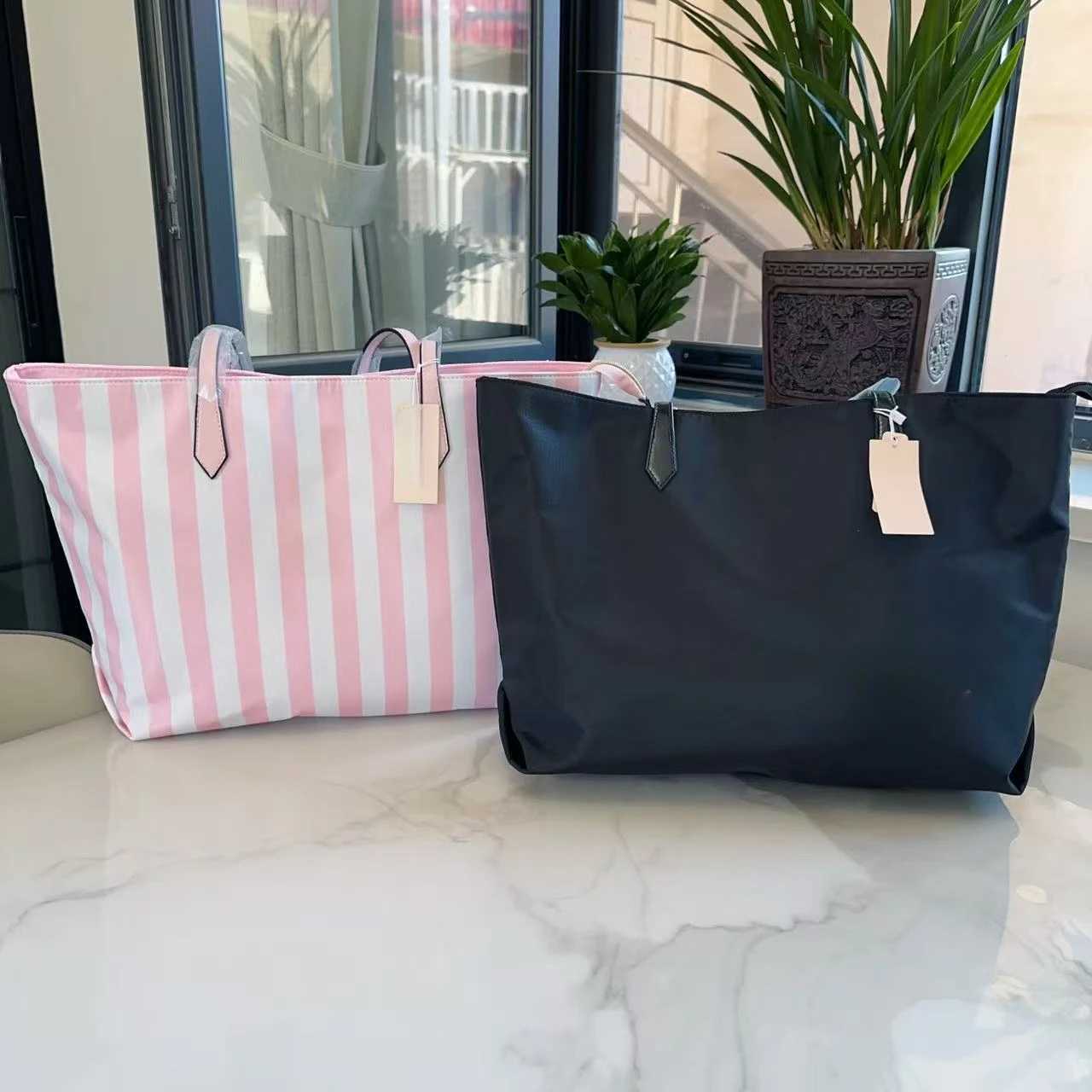New Fashion Womens Handbag Ladies Shoulder Bags Casual Large Capacity Beach Handbag Shopping Bag Y250306
