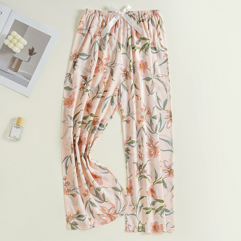 Large Size Women's Cotton Silk Jogger Pants - Perfect for Casual Outfits at Home or Outside