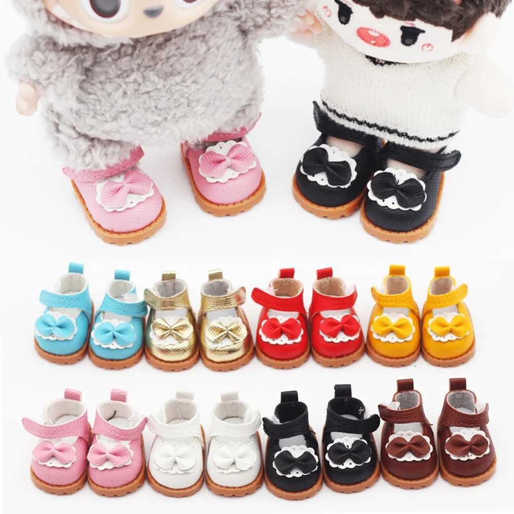 17cm Mini Plush DollS Clothes Outfit Accessories For Korea Kpop Exo Labubu Idol Princess shoes casual sneakers Clothing GiftT250306