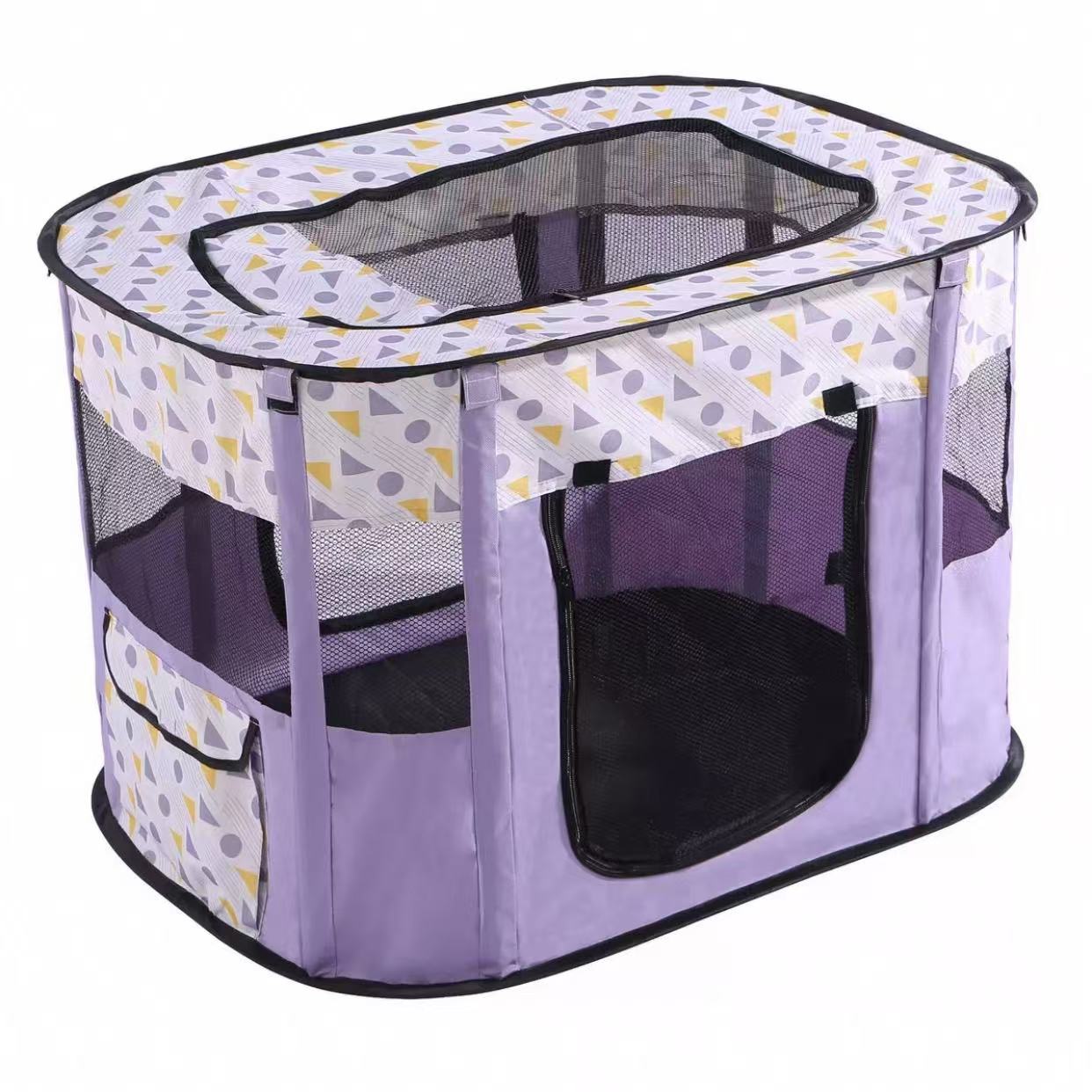 Folding Puppy Tent, Dog Cat Cage Fence, Dog Cat Nest Pet Supplies Tent, Puppy and Kitten Delivery Room Cloth
