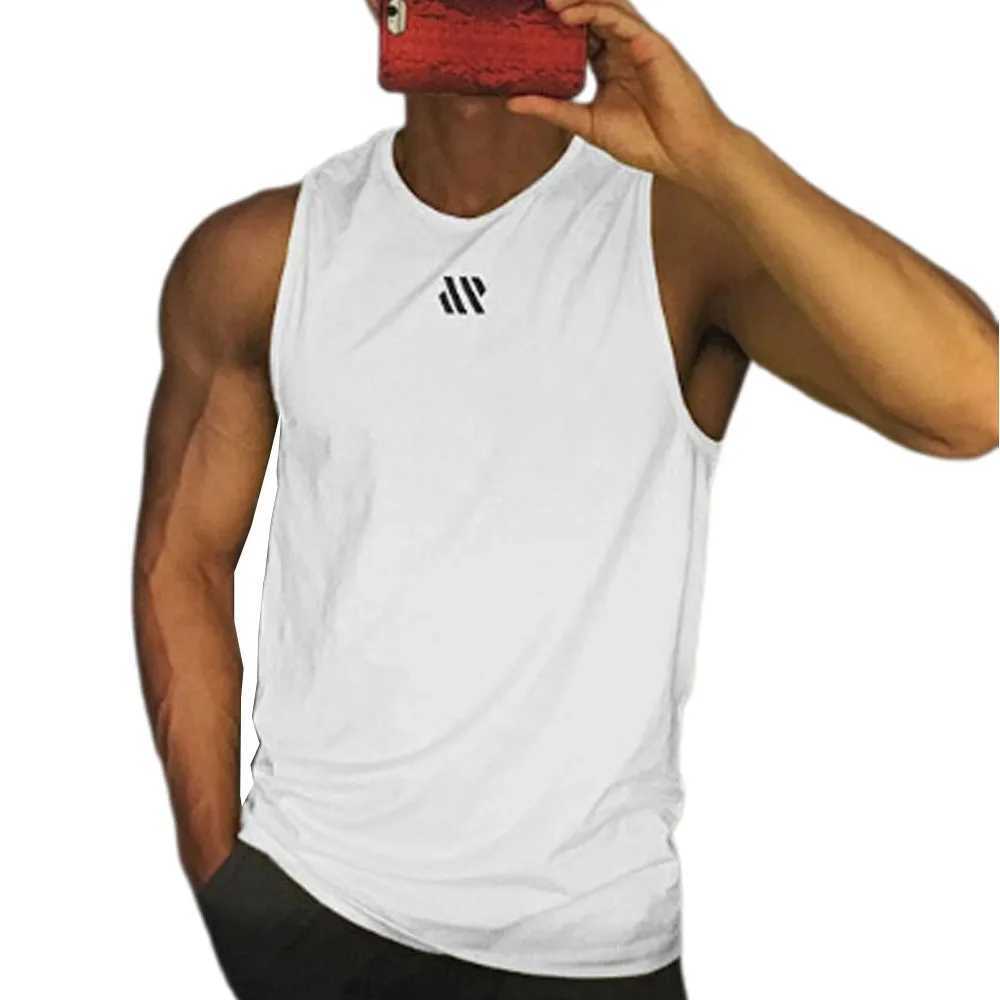 New Summer Sports Vest Male Gym Running T-Shirt Sleeveless Shirt Tank Tops Boy Fitness Basketball Top Tee Breathable UndershirtT250318
