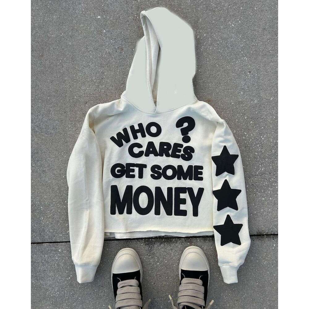 Sweatshirt pullover, long sleeved foam printed pattern, street wear, Instagram trendy y2k gift for man