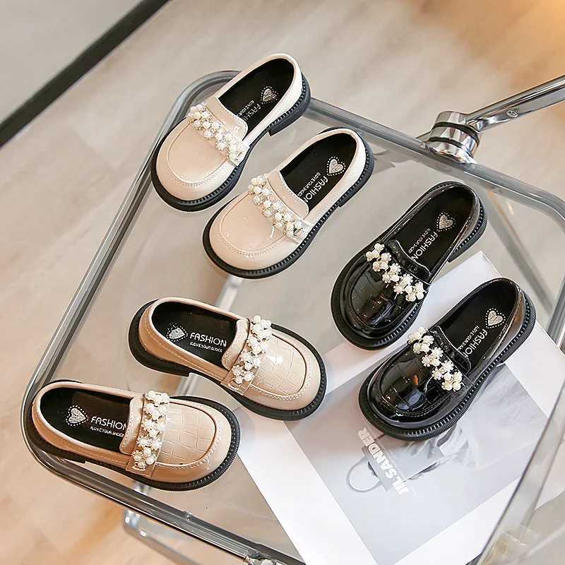 Girls Penny Loafers Casual Toddler Girls School Uniform Oxford Non-Slip Sole Wedding Party Dress Shoes Princess Elegant FlatsT250306