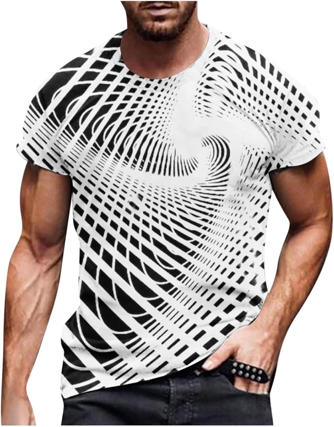 Mens T shirt Men's Fashion Tees Novelty T-Shirts Casual Summer Short Sleeve 3D Printed T Shirt Graphic Tees, tee Casual tops summer clothes Spira