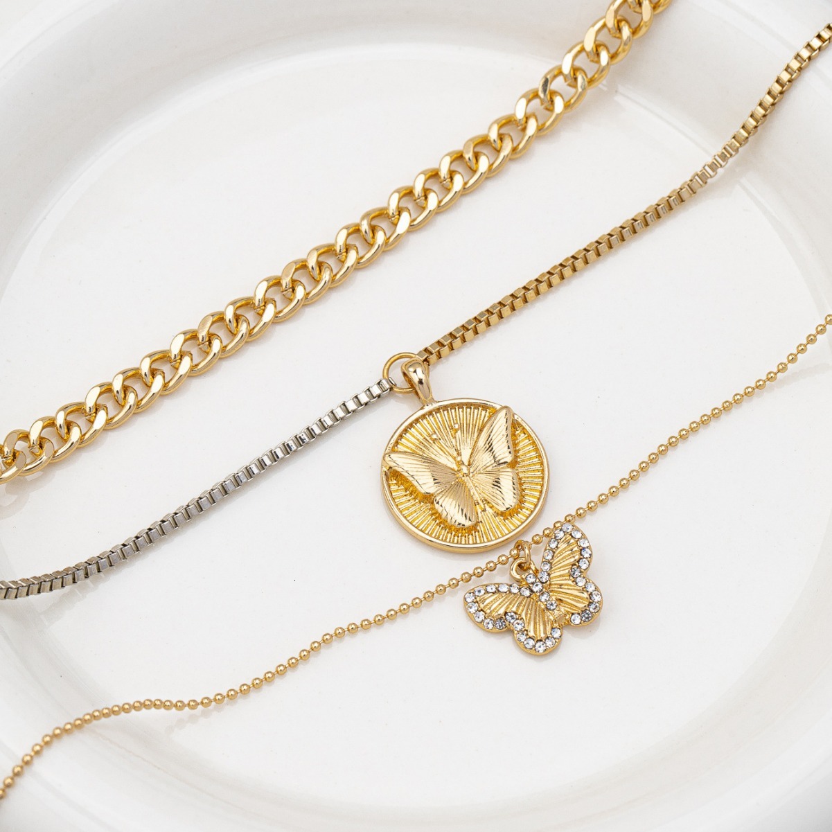 Necklace Original Design Fashion Multi-layer Clavicle Chain Retro Trend Personality Jewelry for Women