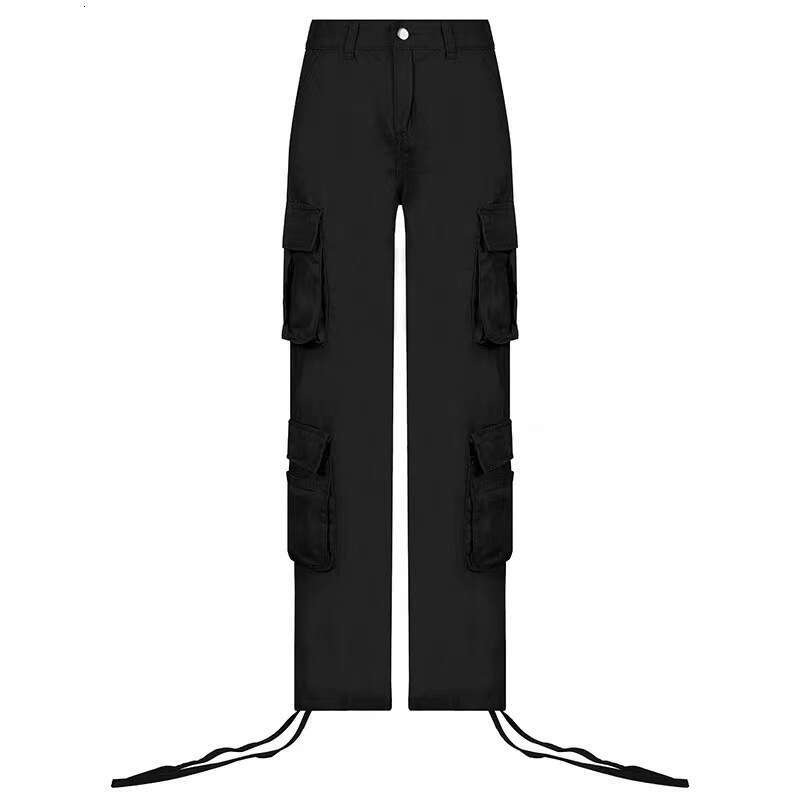 European and American women's street hip-hop style low waist fashion workwear denim casual pants 2025 temperament versatile new trend clothing in