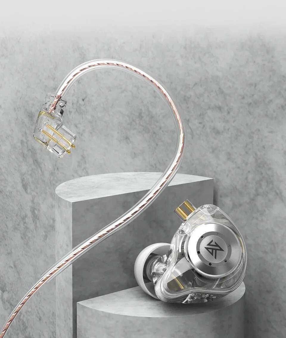 KZ EDX Pro Dynamic Wired Earphones HIFI Bass Music Earbuds In Ear Sport Headphones Detachable Cable Stereo Gaming Headset