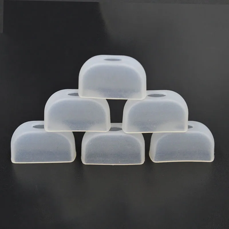 Separate packing Disposables Silicon Testing Caps tester Silicone drip tips cover clear silicone mouth piece dust cap Smoking ZZ