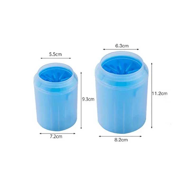 Pet Paw Cleaner Soft Silicone Foot Cleaning Brush Portable Pet Dogs Towel Foot Washer Cleaning Bucket Cleaning Brush Supplies M250306