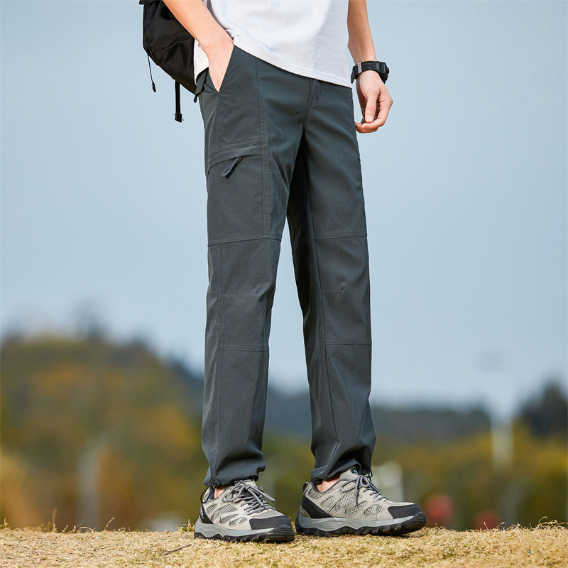 tracksuit Mountain style thin assault women, sports and casual quick drying multi pocket work pants, straight leg oversized hiking pants for men