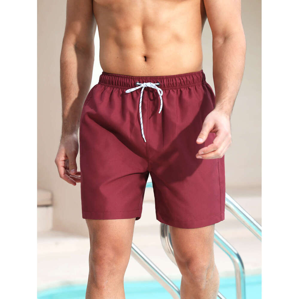 Five point swimming Hawaiian quick drying surfing men's beach pants, manufacturer wholesale, 2025 new style, chic and elegant clothing
