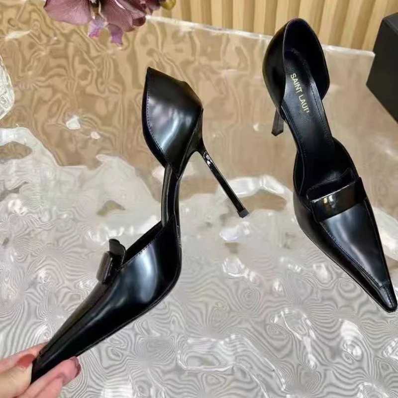 White 2025 trend luxury designer white cfortable elegant white stiletto versatile high quality high h Y250306