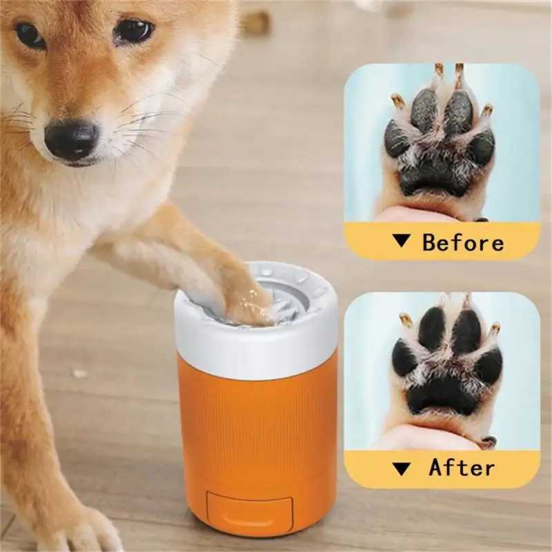 Pet Foot Washing Cup Dog Out Cleaning and Grooming Paw Washing Artifact Automatic Foot Washing and Foot Bath Cup Tool M250306